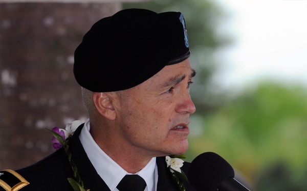 Memorial dedication ceremony in Hilo, Hawaii