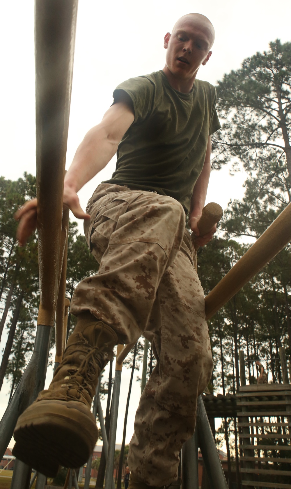 Photo Gallery: Marine recruits gauge confidence growth on Parris Island course