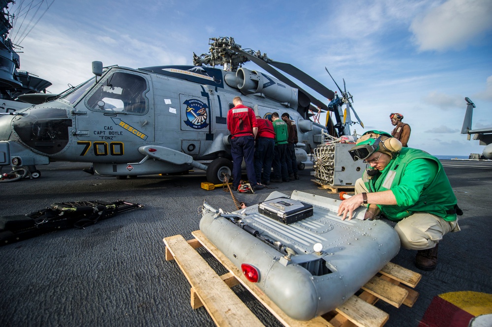 George Washington Carrier Strike Group prepares to assist Operation Damayan
