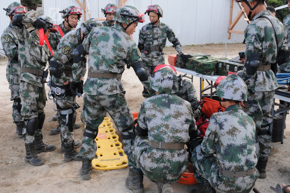 People's Liberation Army demonstrates HA/DR equipment