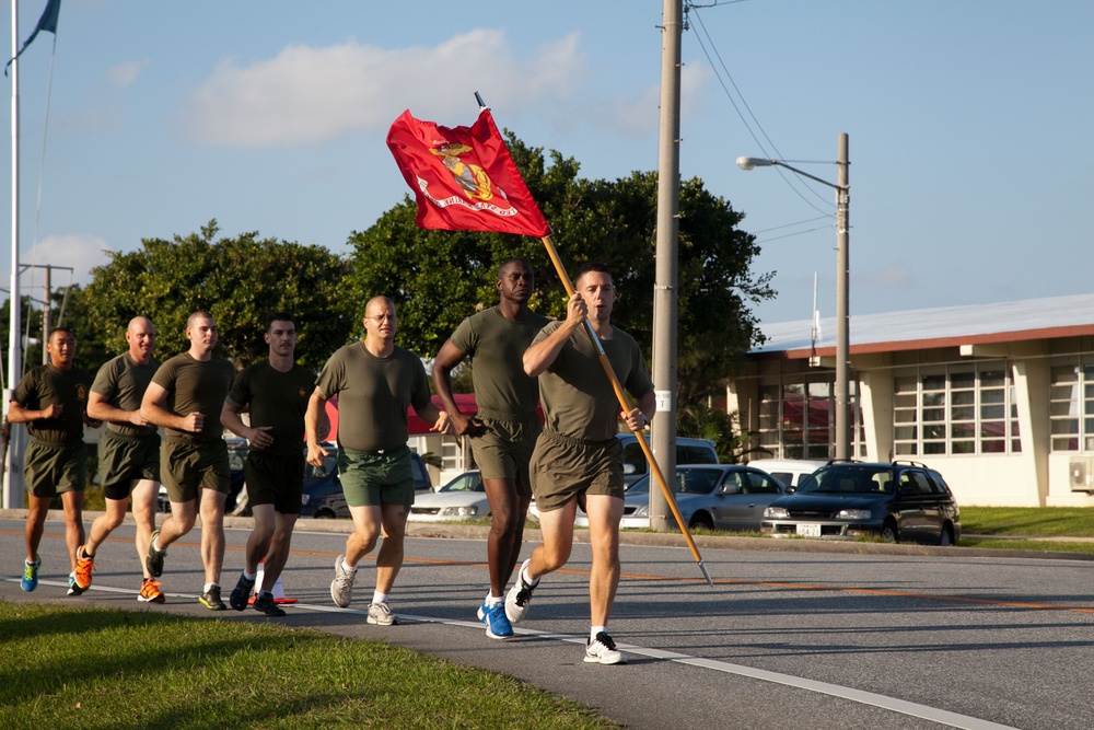 MCAS Futenma Marines run 238 miles for birthday