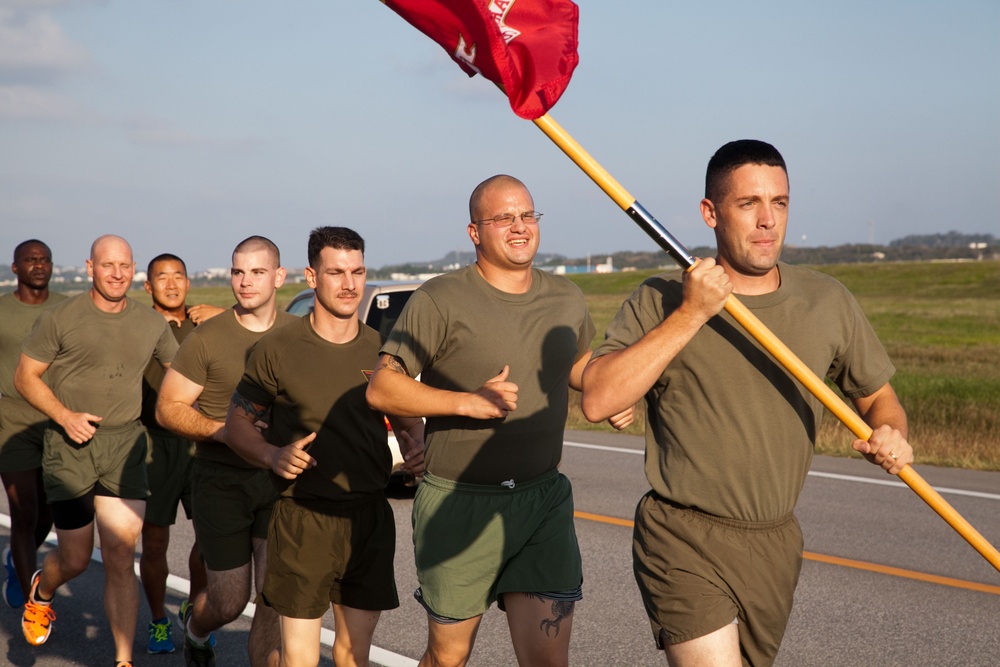 MCAS Futenma Marines run 238 miles for birthday