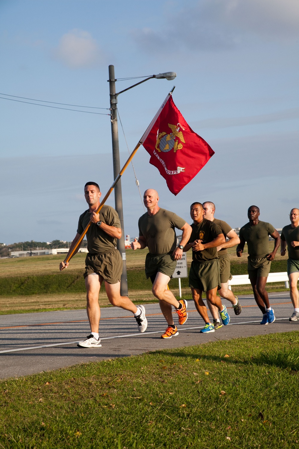 MCAS Futenma Marines run 238 miles for birthday