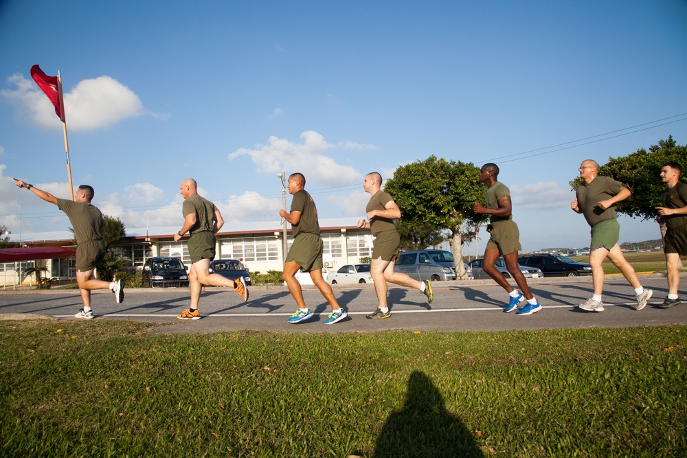 MCAS Futenma Marines run 238 miles for birthday