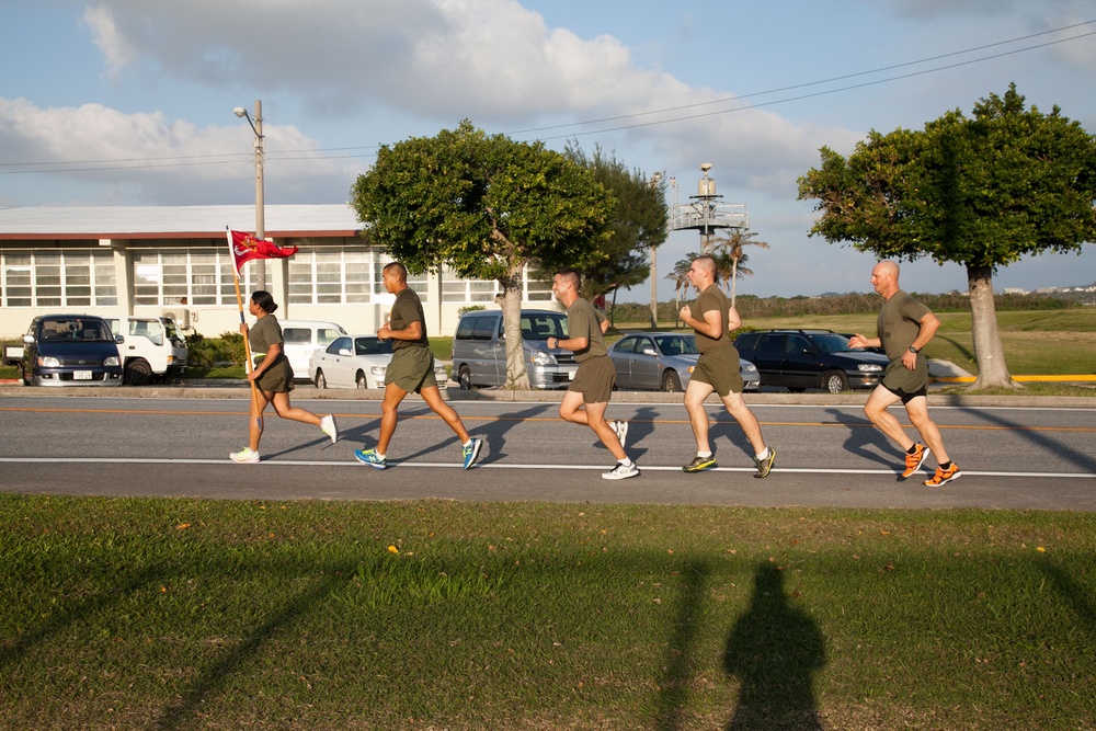 MCAS Futenma Marines run 238 miles for birthday