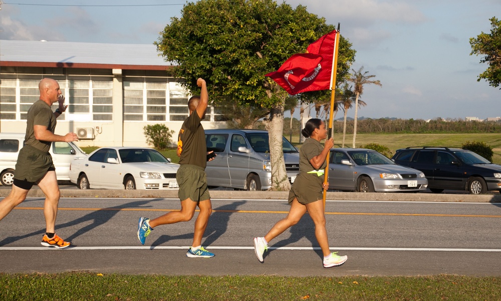 MCAS Futenma Marines run 238 miles for birthday