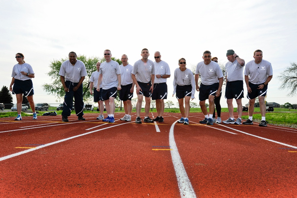 Physical training at Selfridge