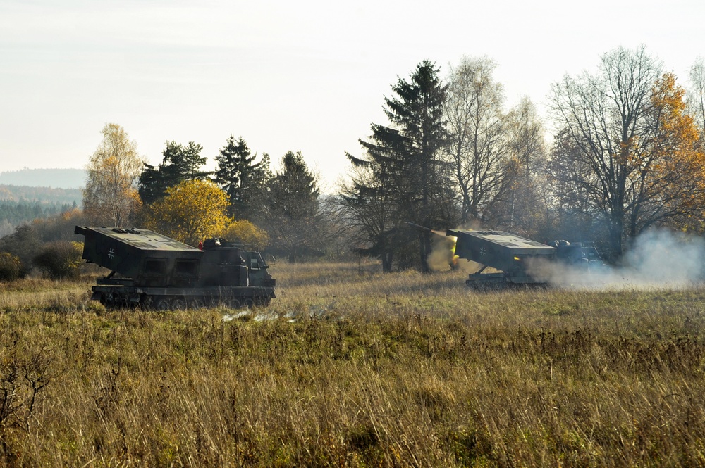 German army fires rocket launcher at 7th Army Joint Multinational Training Command
