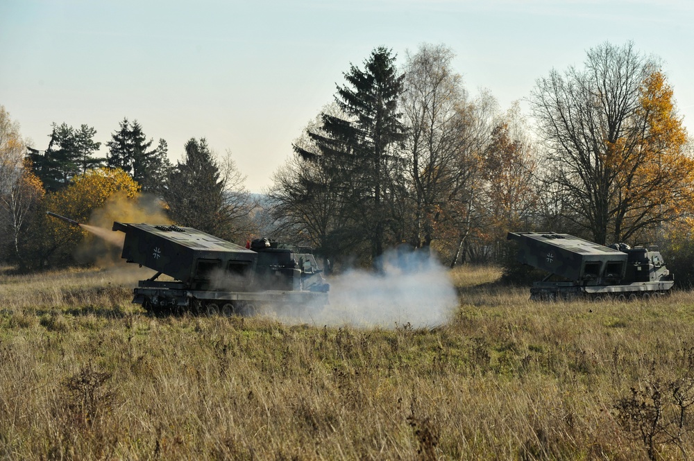 German army fires rocket launcher at 7th Army Joint Multinational Training Command
