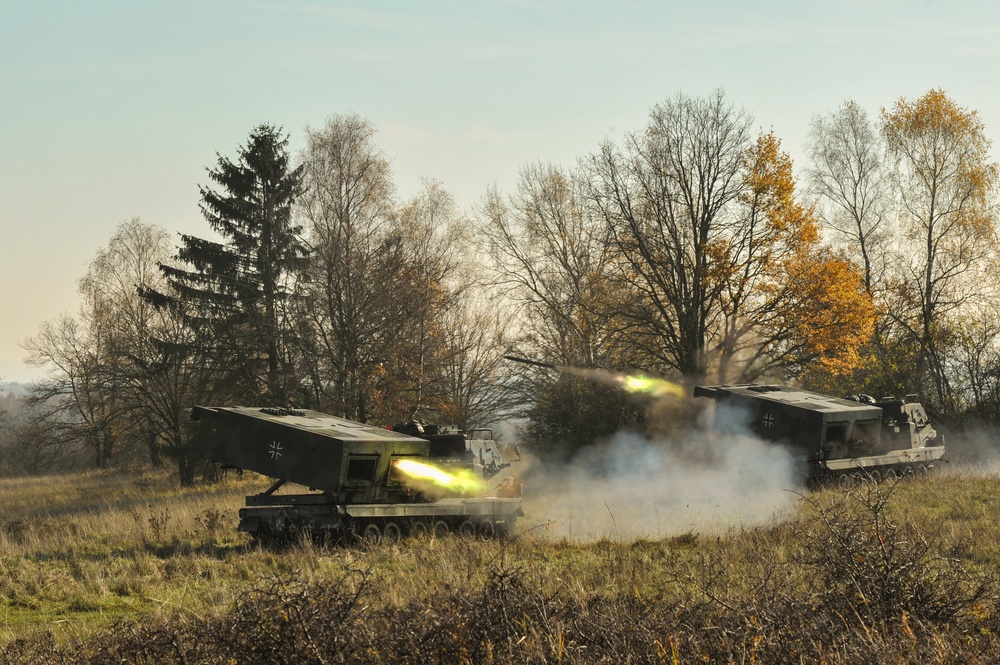 German army fires rocket launcher at 7th Army Joint Multinational Training Command