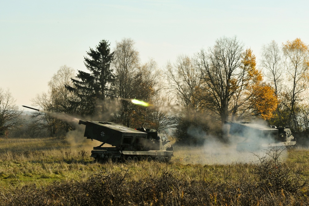 German army fires rocket launcher at 7th Army Joint Multinational Training Command