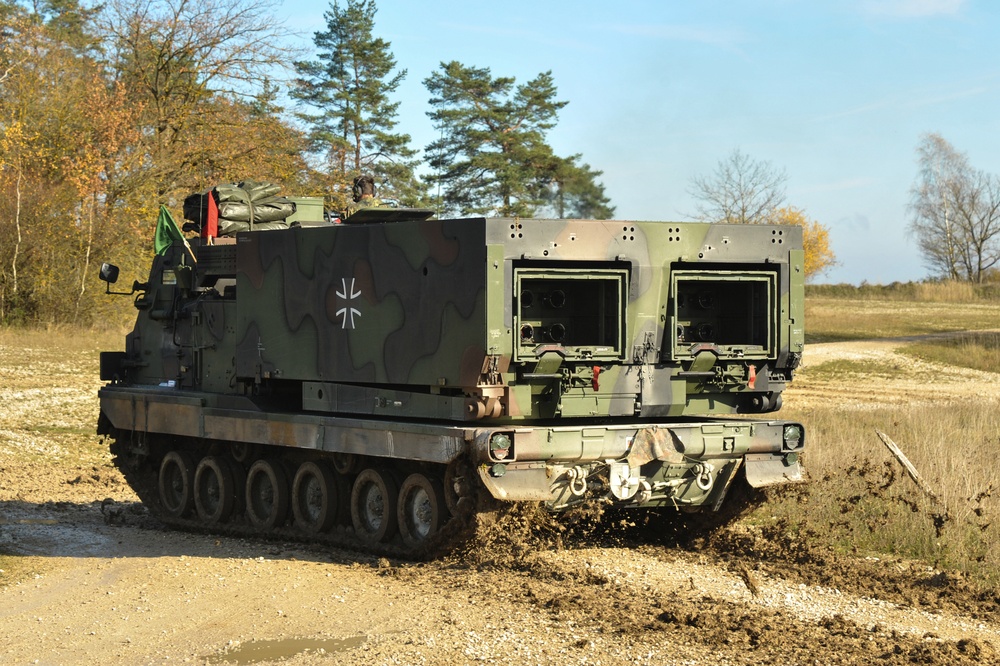 German army fires rocket launcher at 7th Army Joint Multinational Training Command