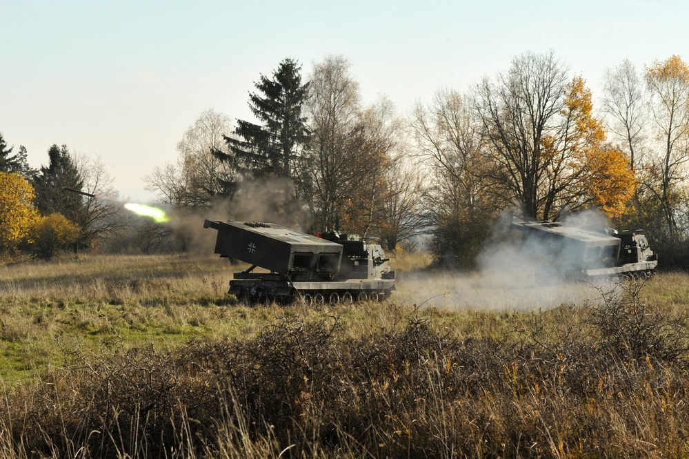 German army fires rocket launcher at 7th Army Joint Multinational Training Command