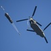 173rd Infantry Brigade Combad Team (Airborn) training jump from CH-47 Chinook.