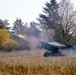 German Army soldiers assigned to 3/132 Rocket Artillery Battalion fire  Multiple Launch Rocket Systems