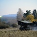 German Army soldiers assigned to 3/132 Rocket Artillery Battalion fire  Multiple Launch Rocket Systems