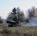 German Army soldiers assigned to 3/132 Rocket Artillery Battalion fire  Multiple Launch Rocket Systems