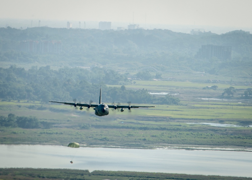 Yokota Airmen Showcase Low-Cost, Low Altitude Airdrop at Cope South 14