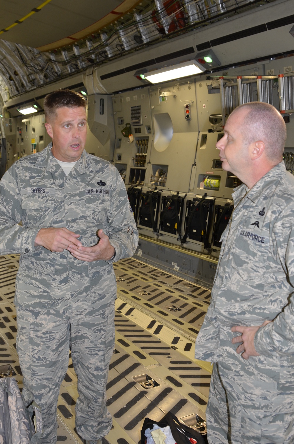 Command Chief Master Sgt Jim Hotaling Flies with 172d Airlift Wing