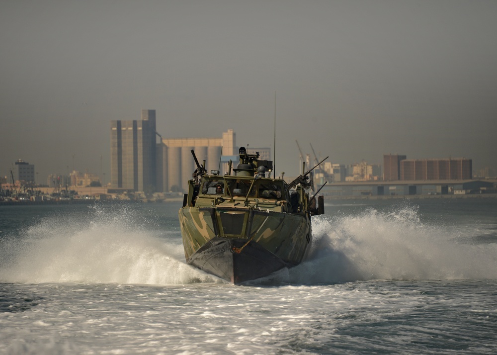 Riverine Command Boat Training