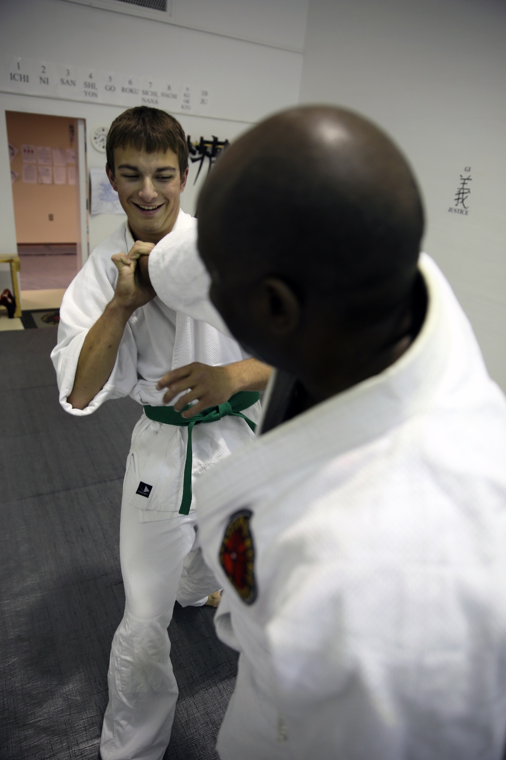 Jujitsu students prove strength through pain