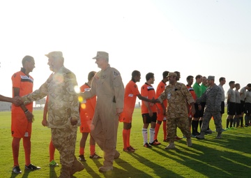 US, RAF and host nation team up in Friendship Games