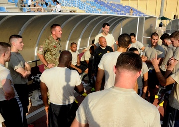 US, RAF and host nation team up in Friendship Games