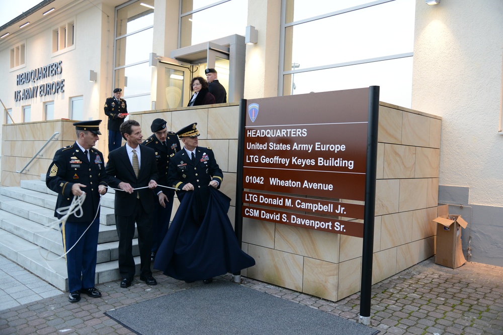 Dedication of the Keyes Building