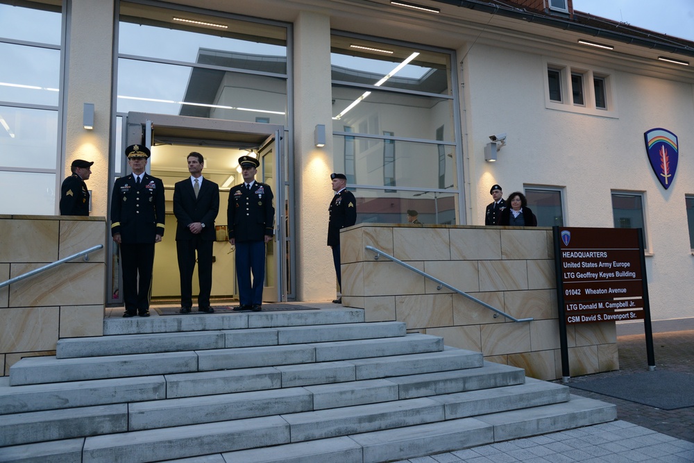 Dedication of the Keyes Building