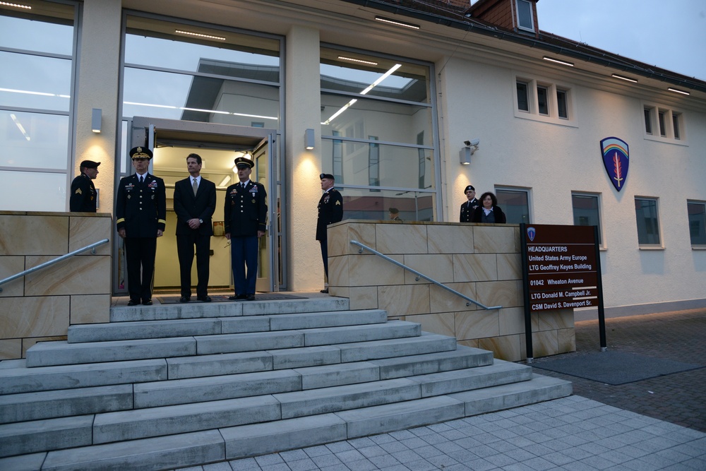 Dedication of the Keyes Building