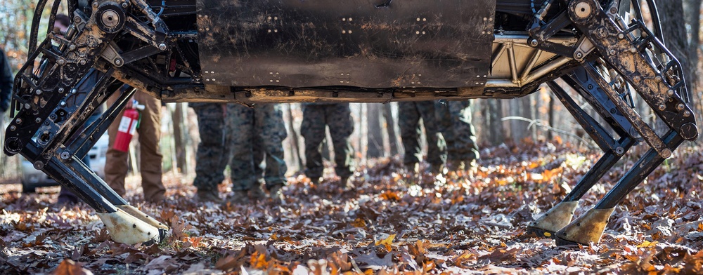 Marines operate robotic &quot;pack mule&quot;