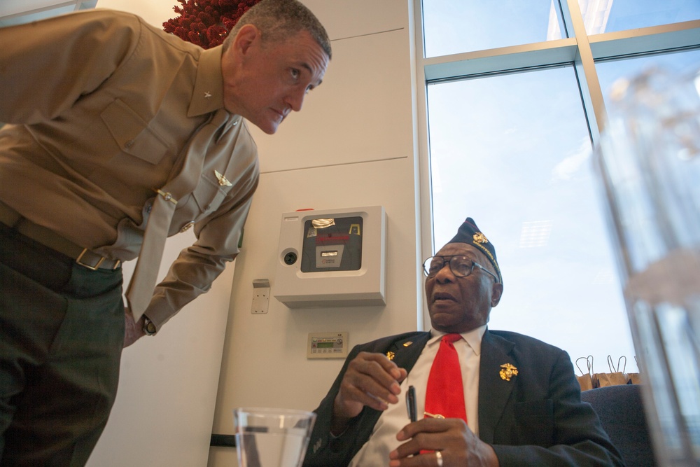 Montford Point Marines attend grand re-opening of Elmore Marine Corps Exchange
