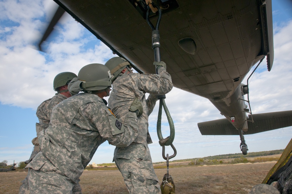 Fort Hood Air Assault School sling load testing