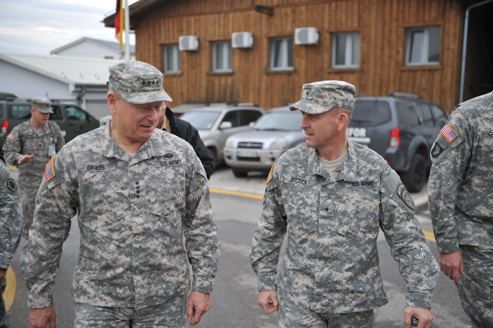 Gen. Frank Grass Kosovo Visit