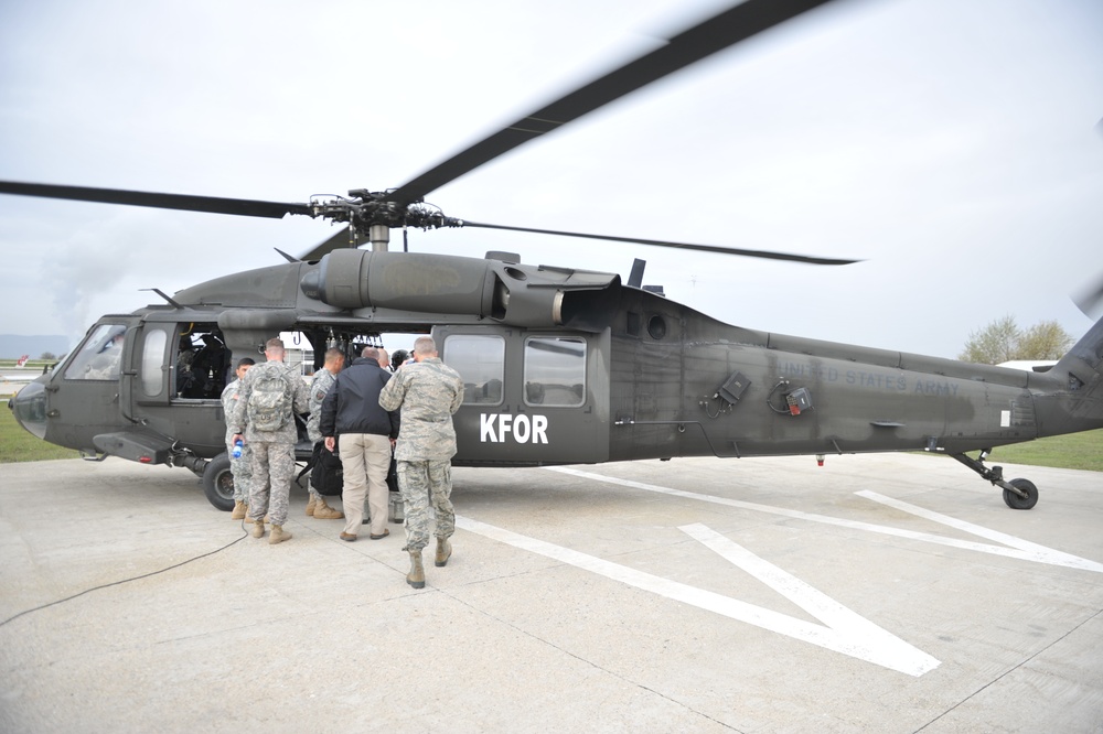 Gen. Frank Grass Kosovo Visit