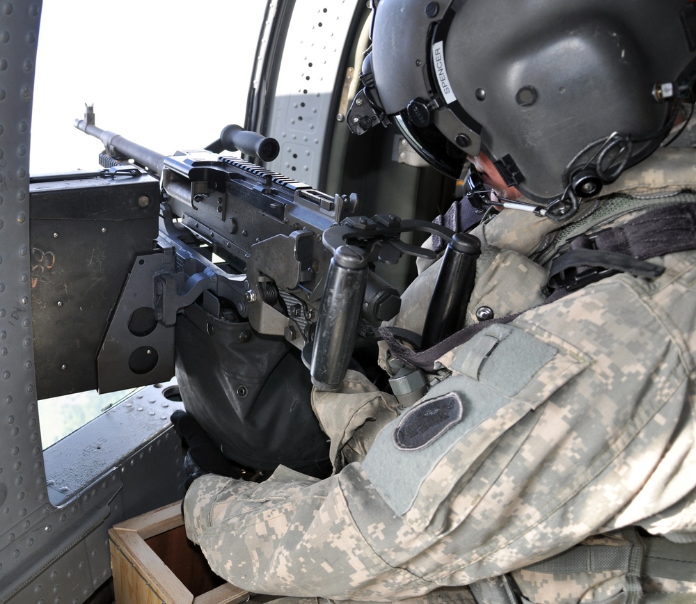 Joint Task Force-Bravo's 1-228th Aviation Regiment conducts aerial gunnery training