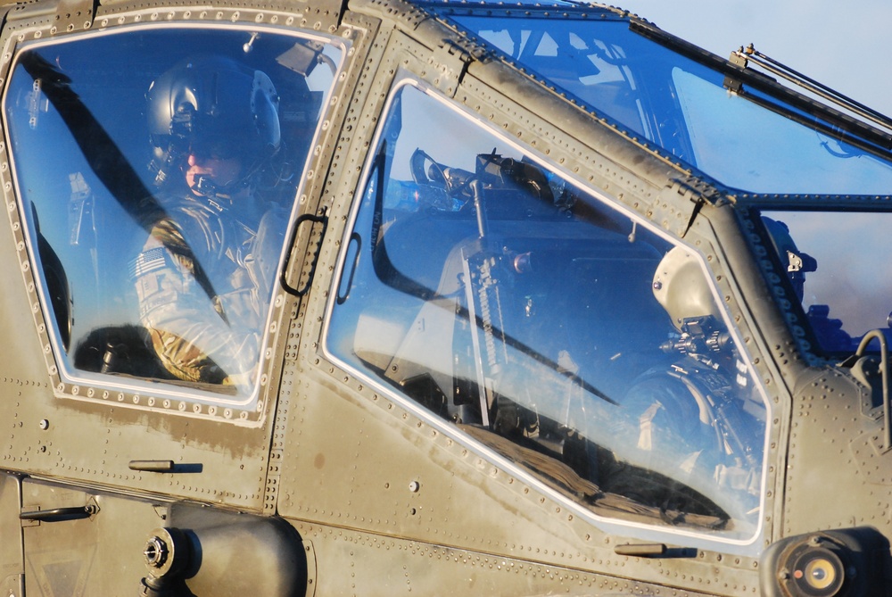 Apache pilots prepare for mission