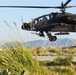 10th Combat Aviation Brigade AH-64 Apache helicopters provide armed aerial over watch and close combat attack capabilities over eastern Afghanistan