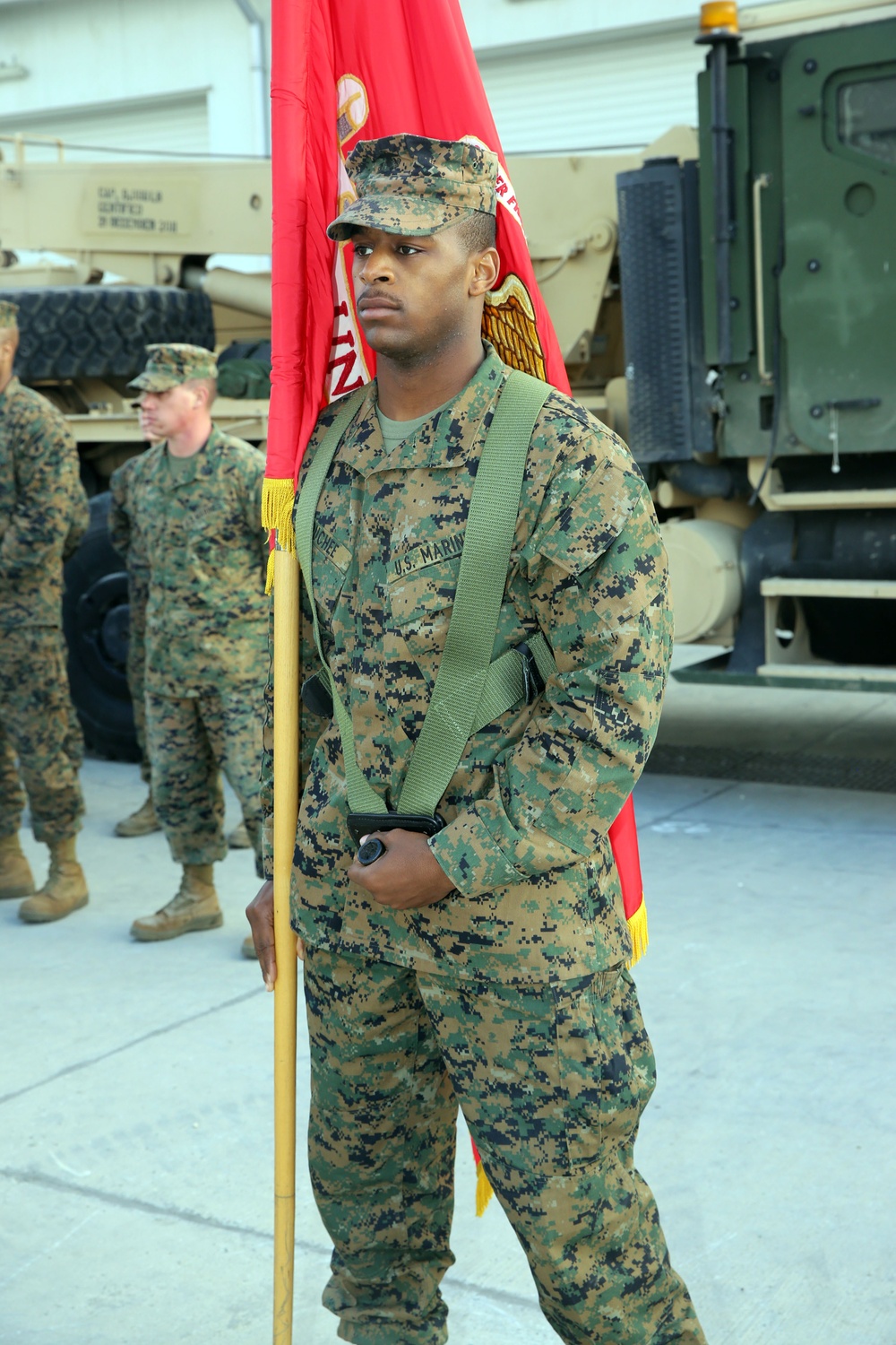 Marine recognized for supporting role