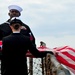 Burial at sea aboard USS Roosevelt