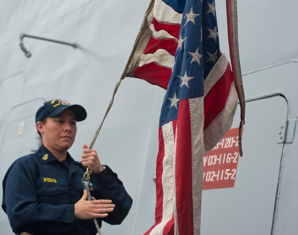 USS San Diego basic phase training