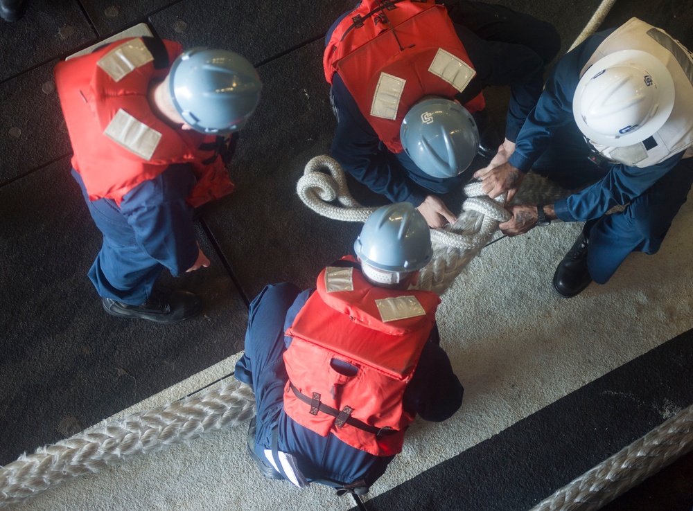 USS San Diego basic phase training