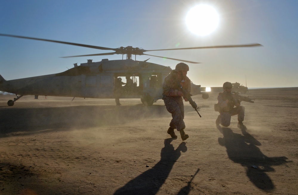 Convoy escort exercise