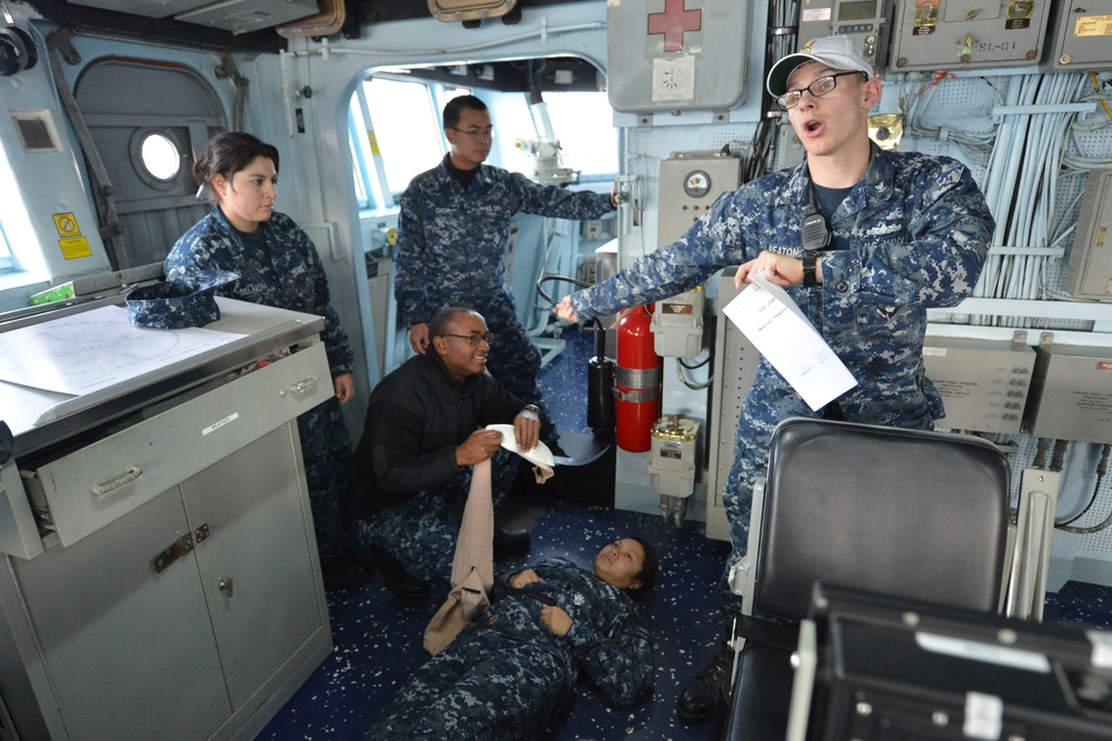 USS Curtis Wilbur operations