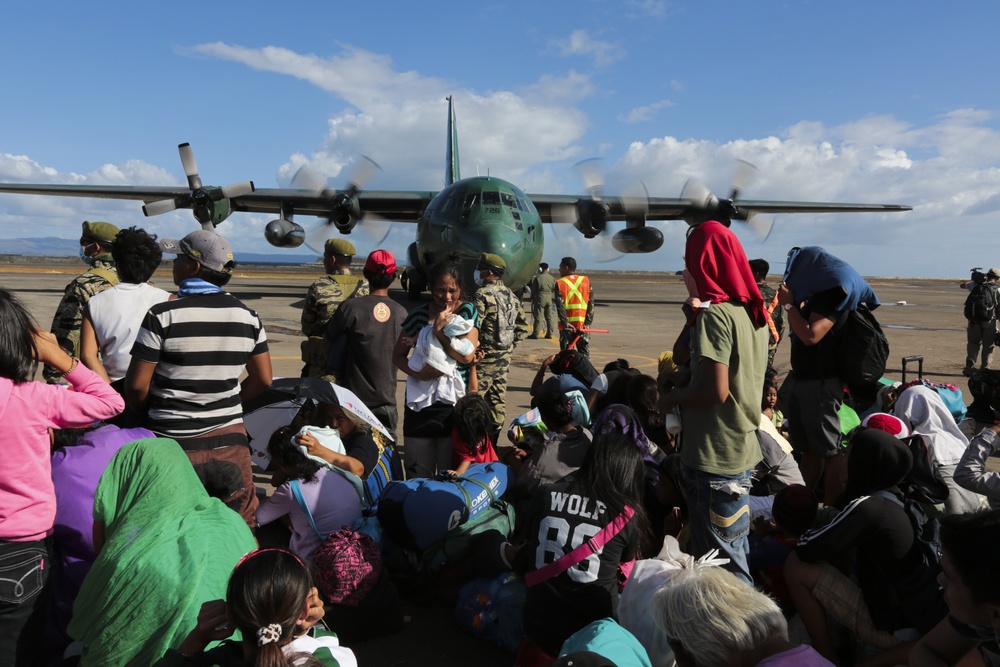 C-130s Provide Airlift during Operation Damayan