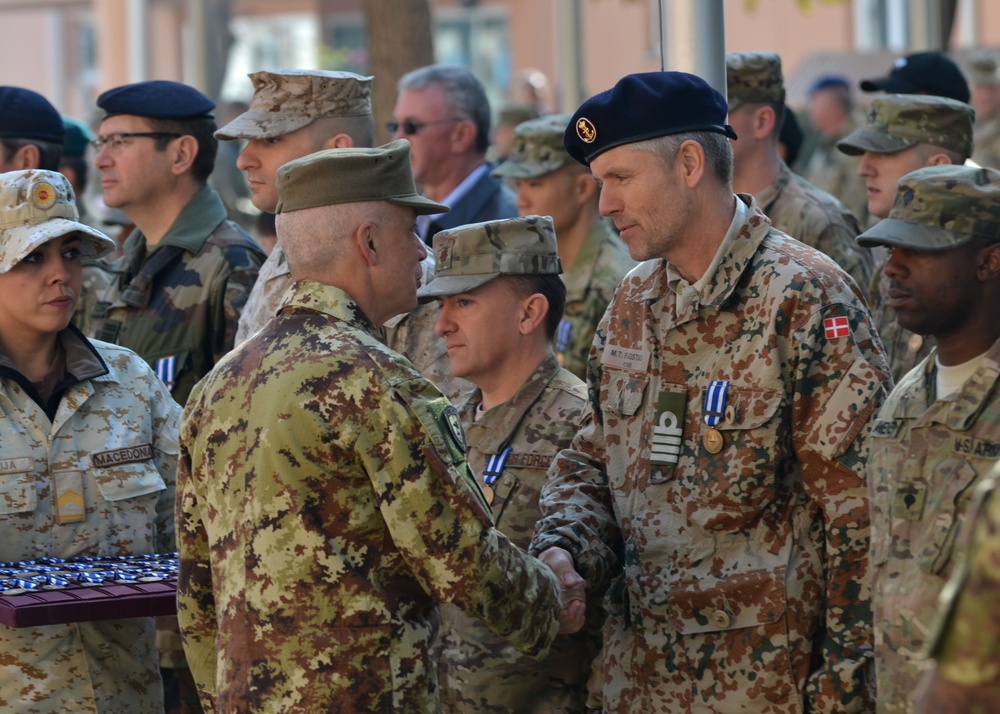 NATO-ISAF medal presentation ceremony