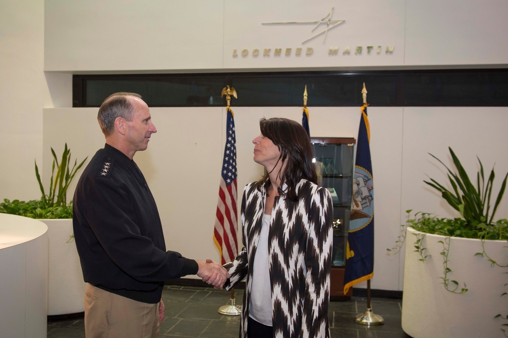 Greenert visits Lockheed Martin
