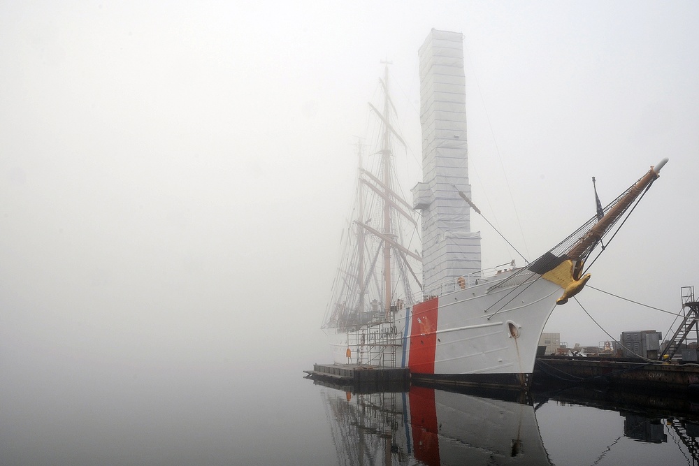 USCG Cutter Eagle at Coast Guard Yard