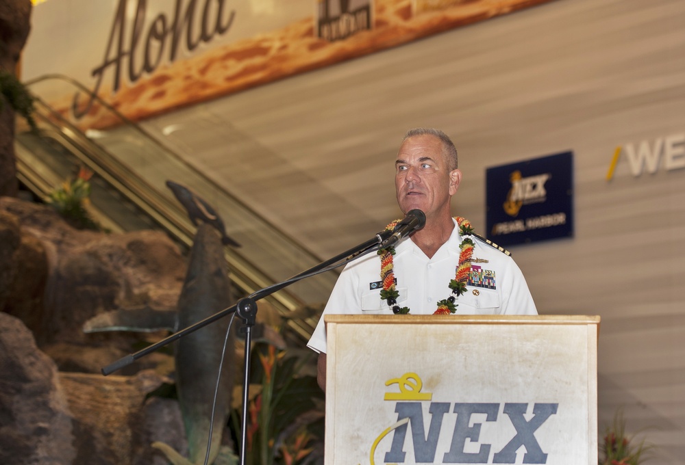 Grand reopening ceremony of renovated Pearl Harbor NEX