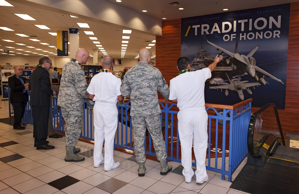 Grand reopening ceremony of renovated Pearl Harbor NEX